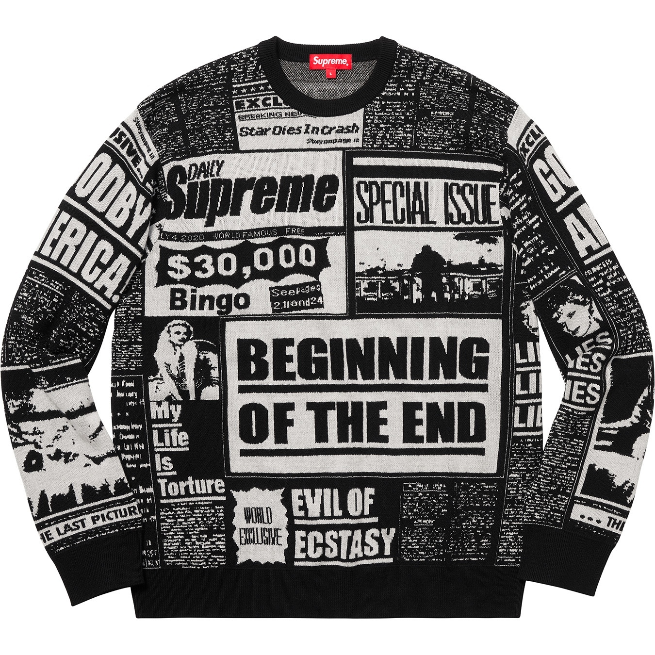 Newsprint Sweater view 5
